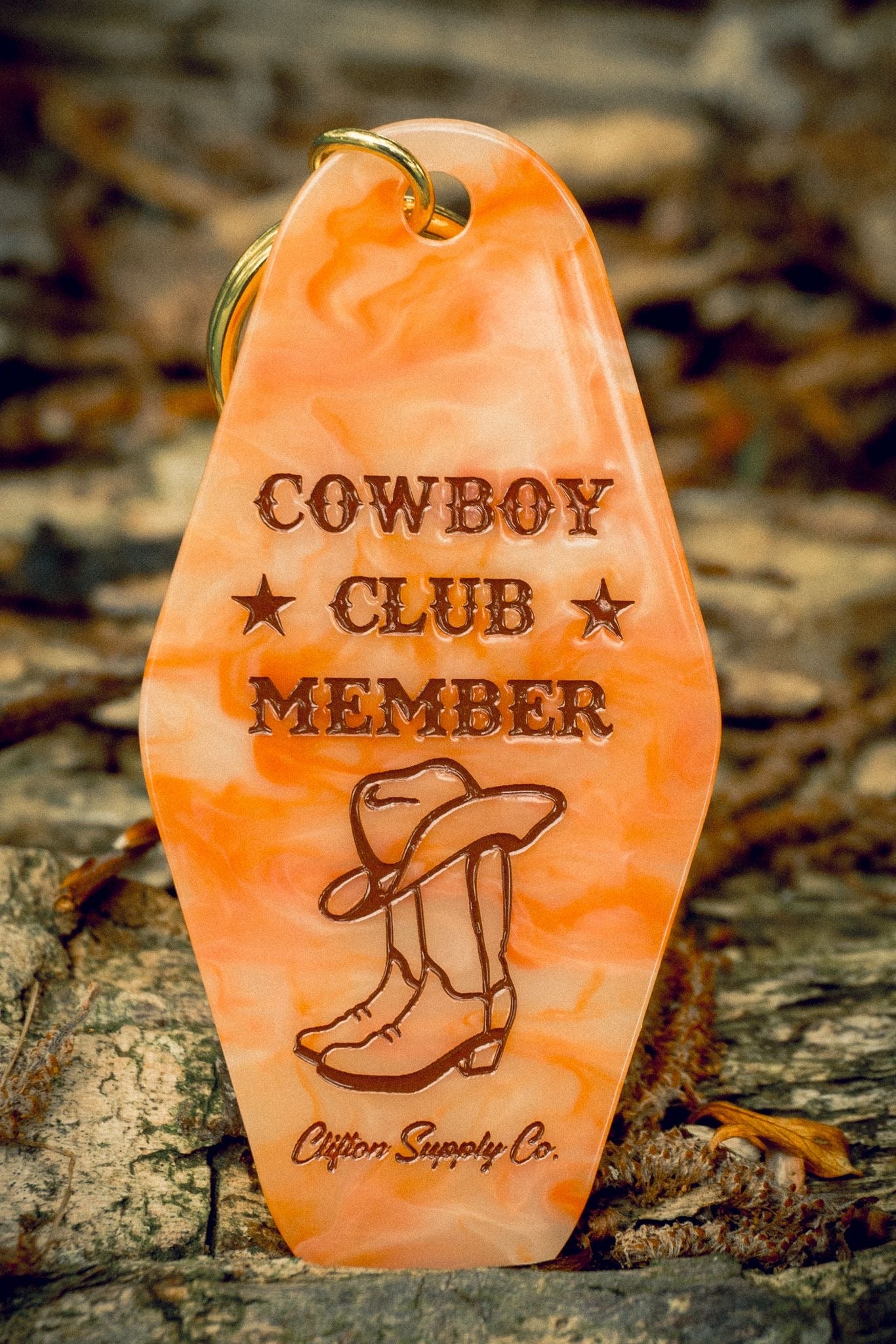 Cowboy Club Keyring