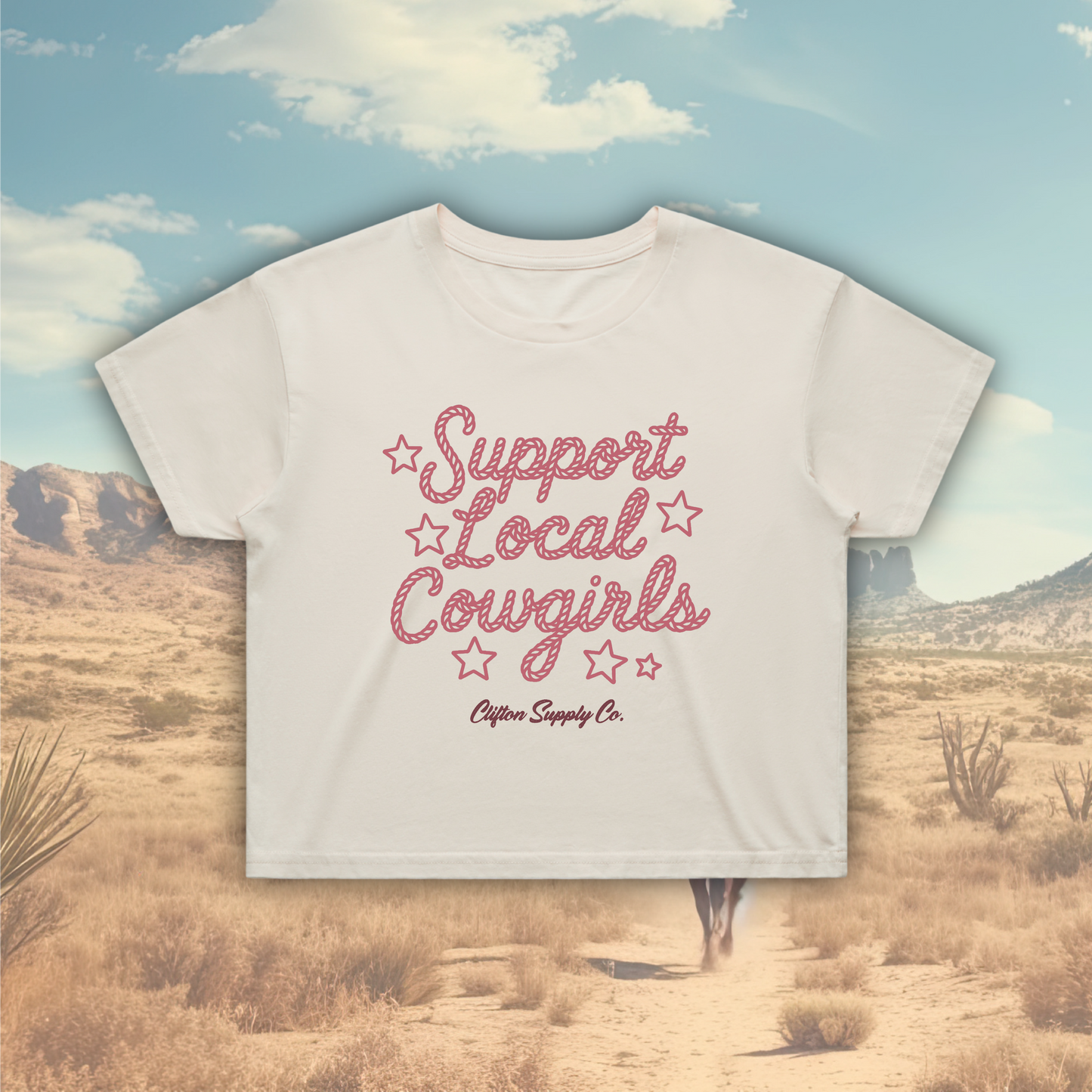 Cowgirls Crop Tee