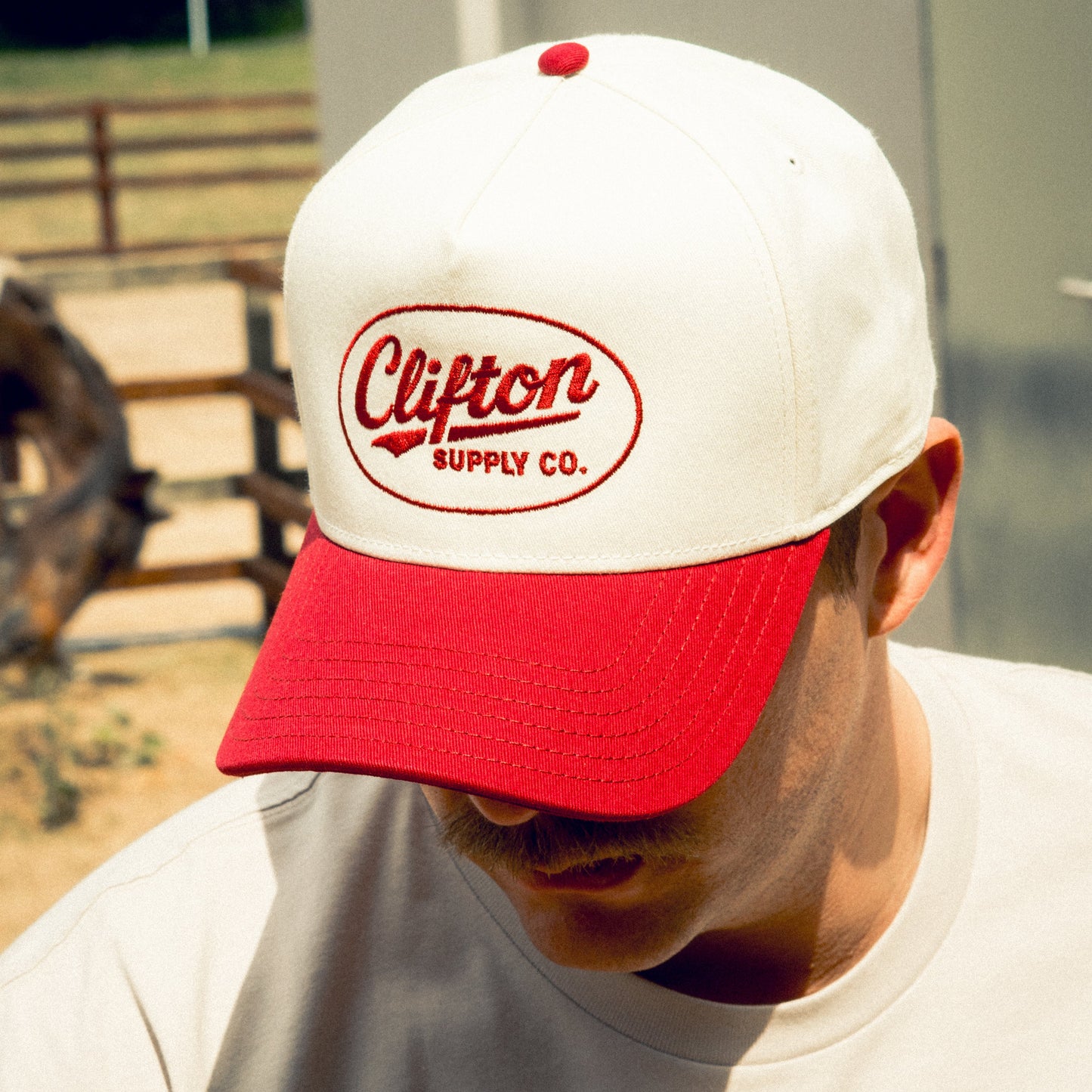 Clifton Red Logo Hat