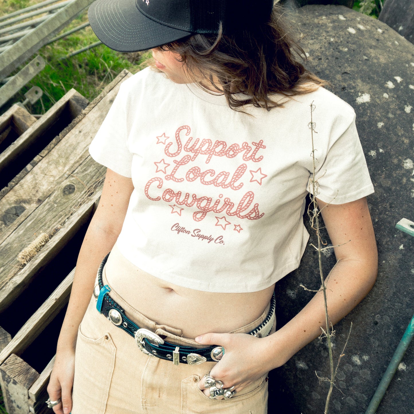 Cowgirls Crop Tee