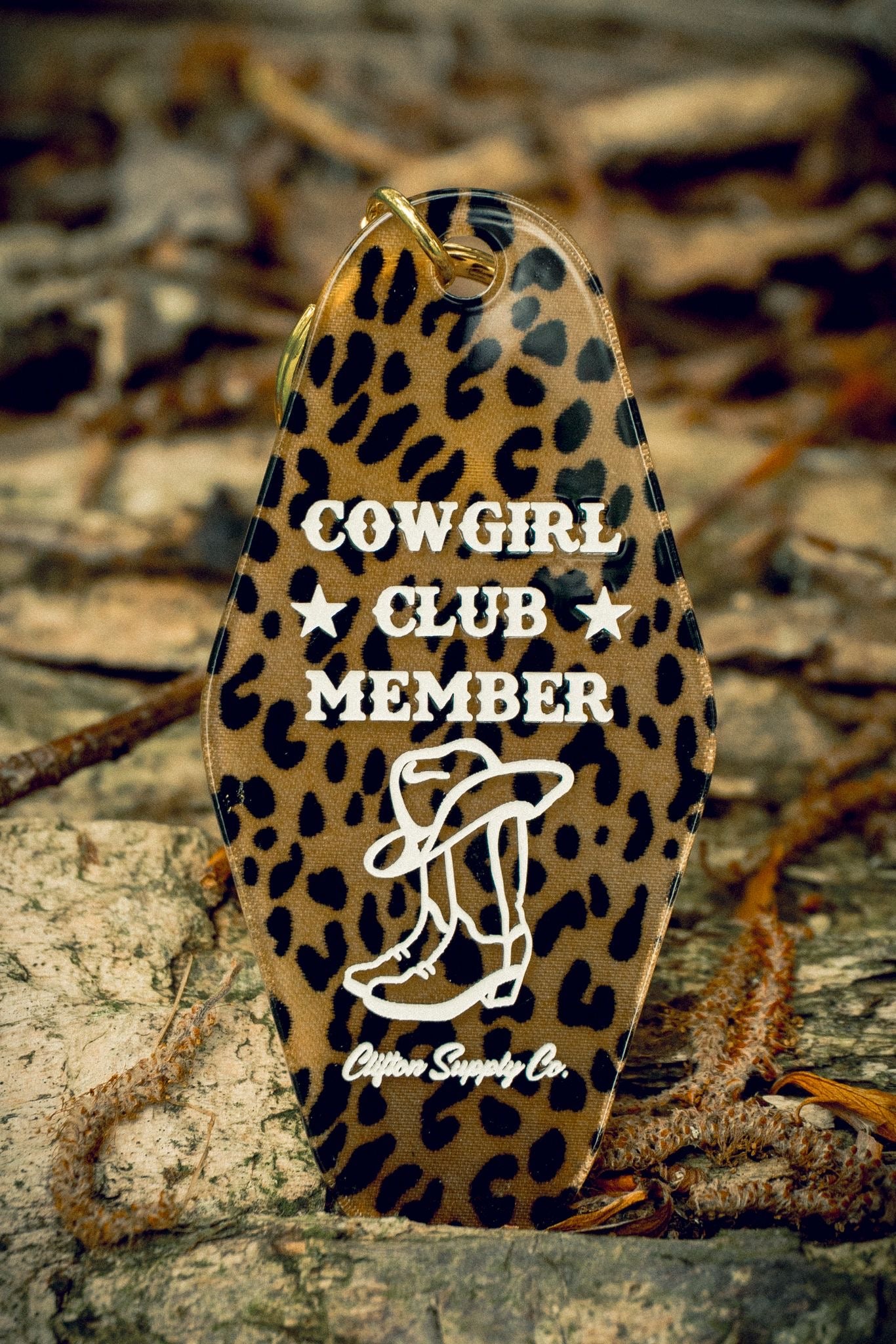 Cowgirl Club Keyring
