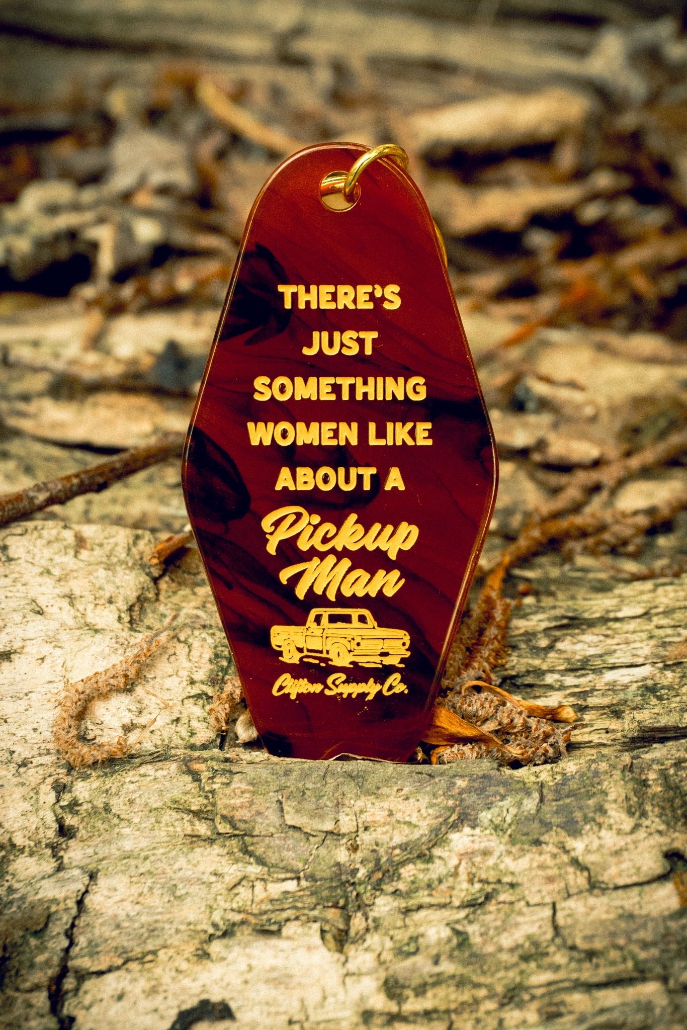 Pick Up Man Keyring