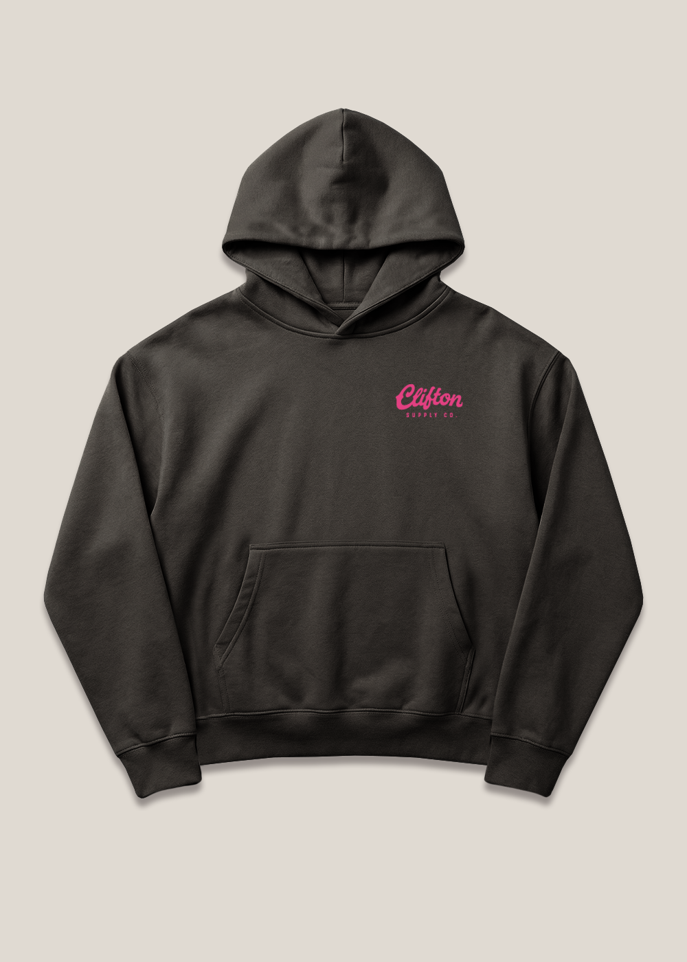 Women's Clifton Logo Hoodie Faded Black