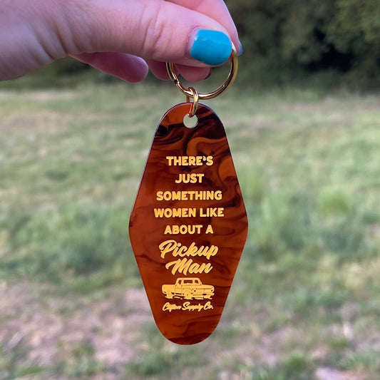 Pick Up Man Keyring