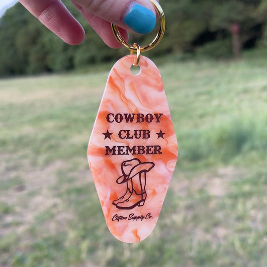 Cowboy Club Keyring