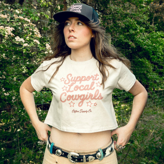 Cowgirls Crop Tee