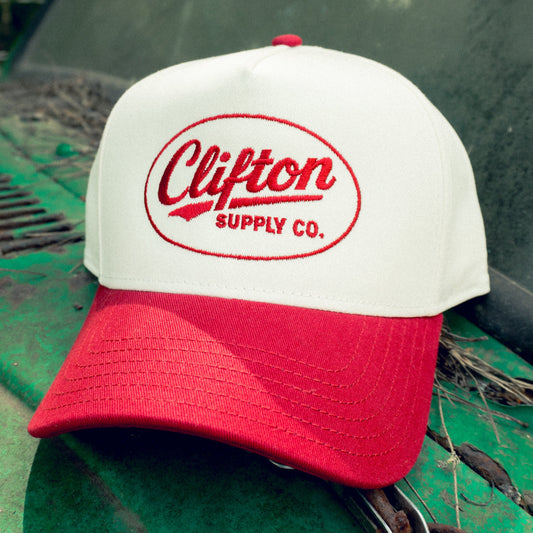 Clifton Red Logo Hat