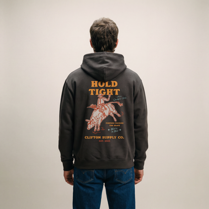 Hold Tight Hoodie Faded Black
