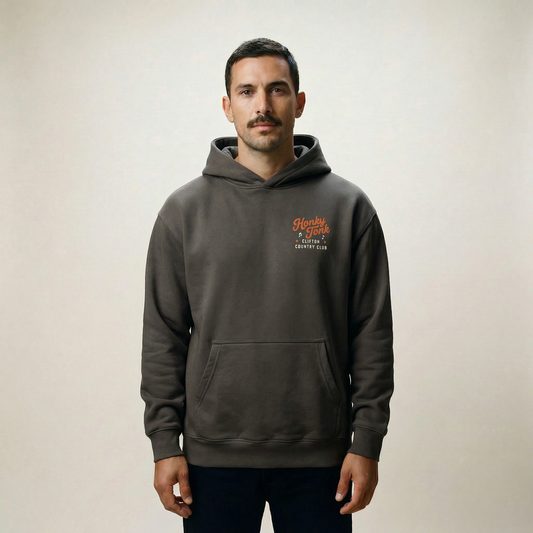 Honky Tonk Hoodie Faded Black