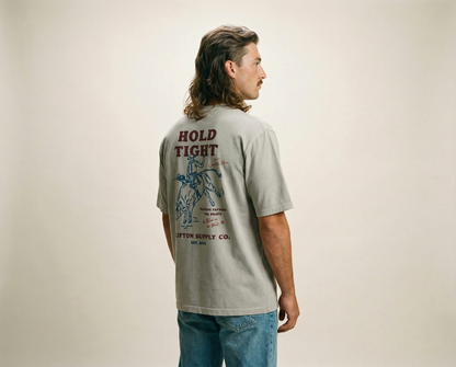 Hold Tight Tee Faded Bone