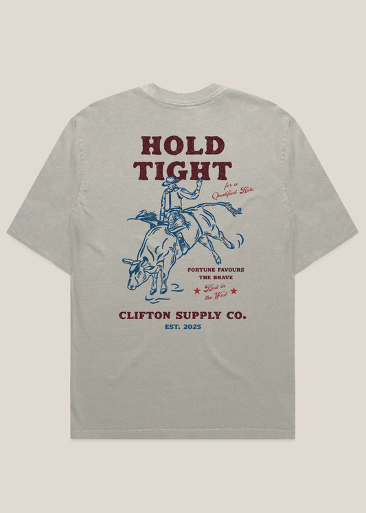 Hold Tight Tee Faded Bone