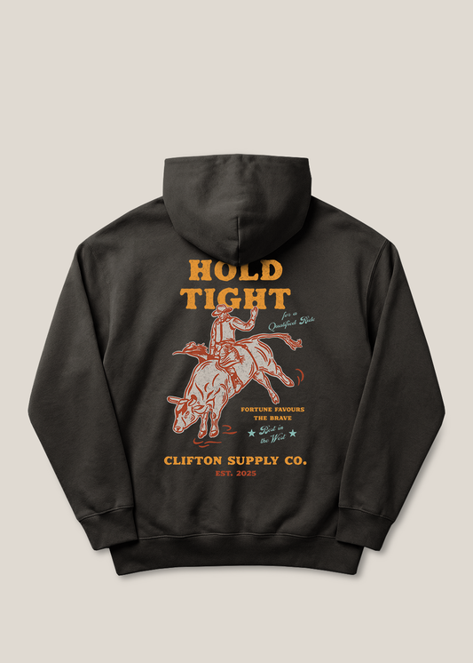 Hold Tight Hoodie Faded Black