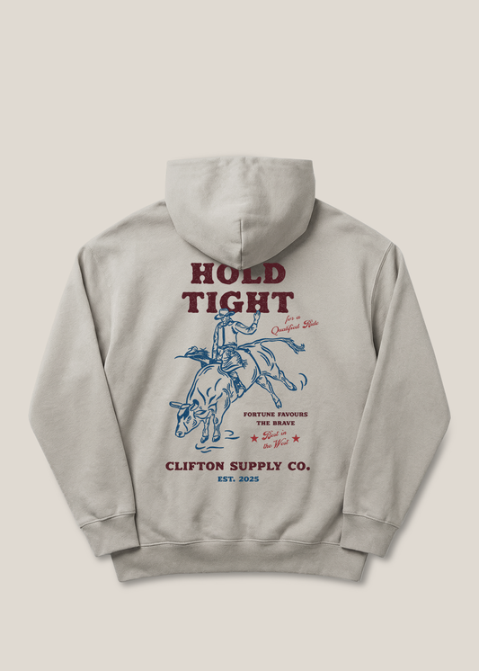Hold Tight Hoodie Faded Bone