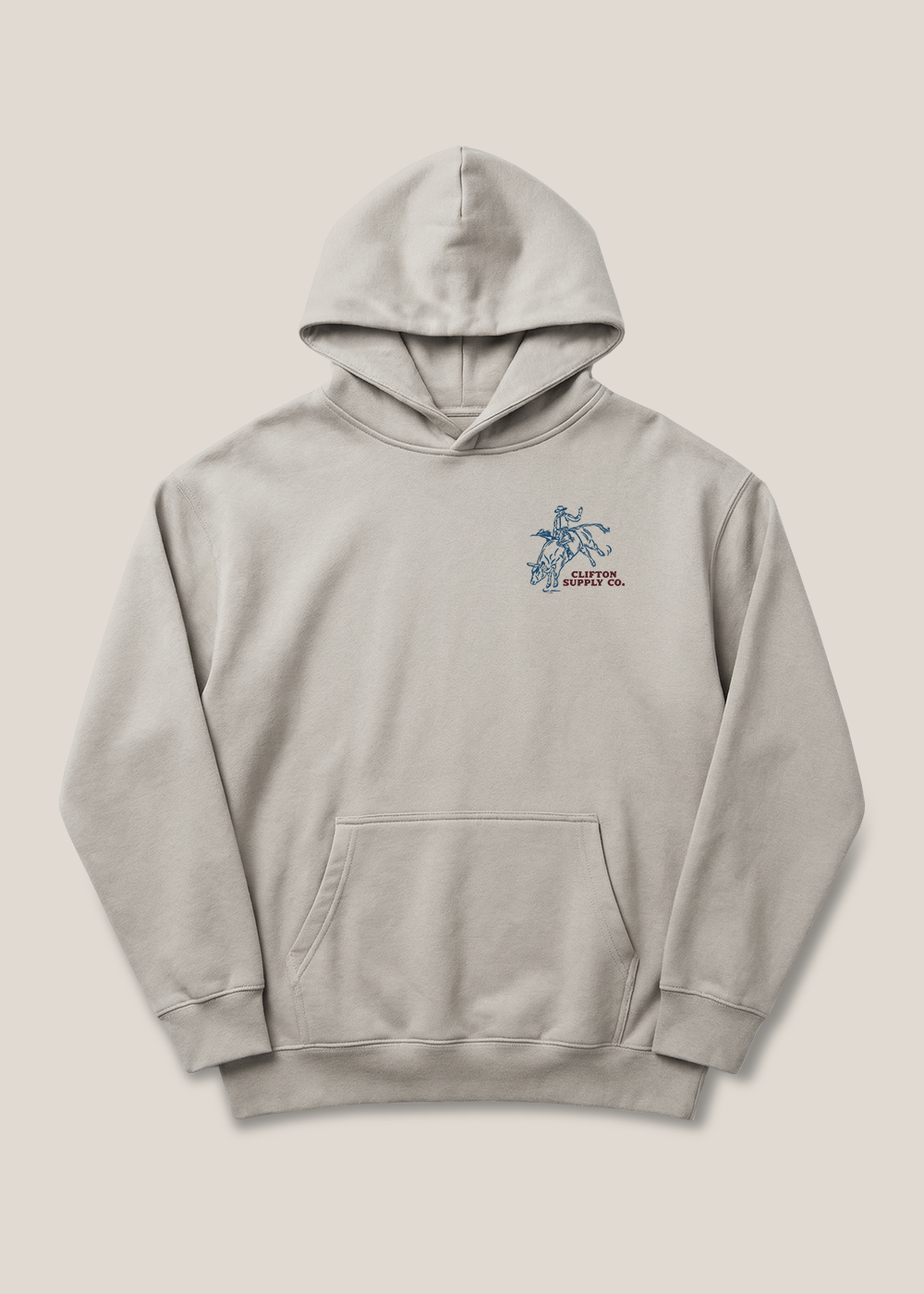 Hold Tight Hoodie Faded Bone
