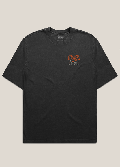 Honky Tonk Tee Faded Black