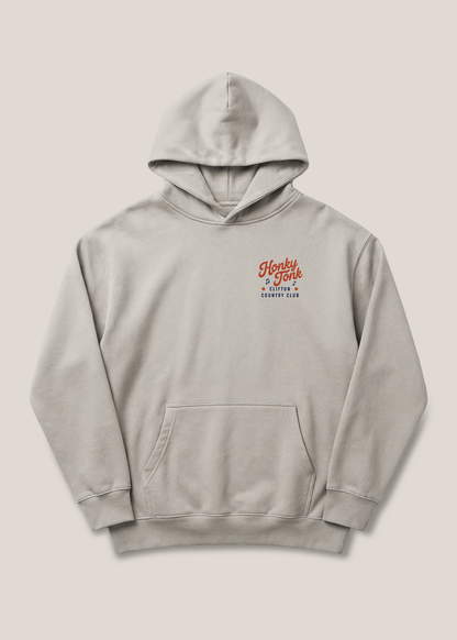 Honky Tonk Hoodie Faded Bone