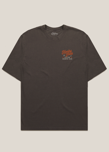 Honky Tonk Tee Faded Brown