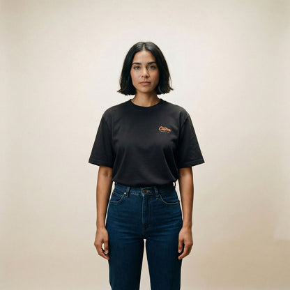 Butcher Shop Tee Faded Black